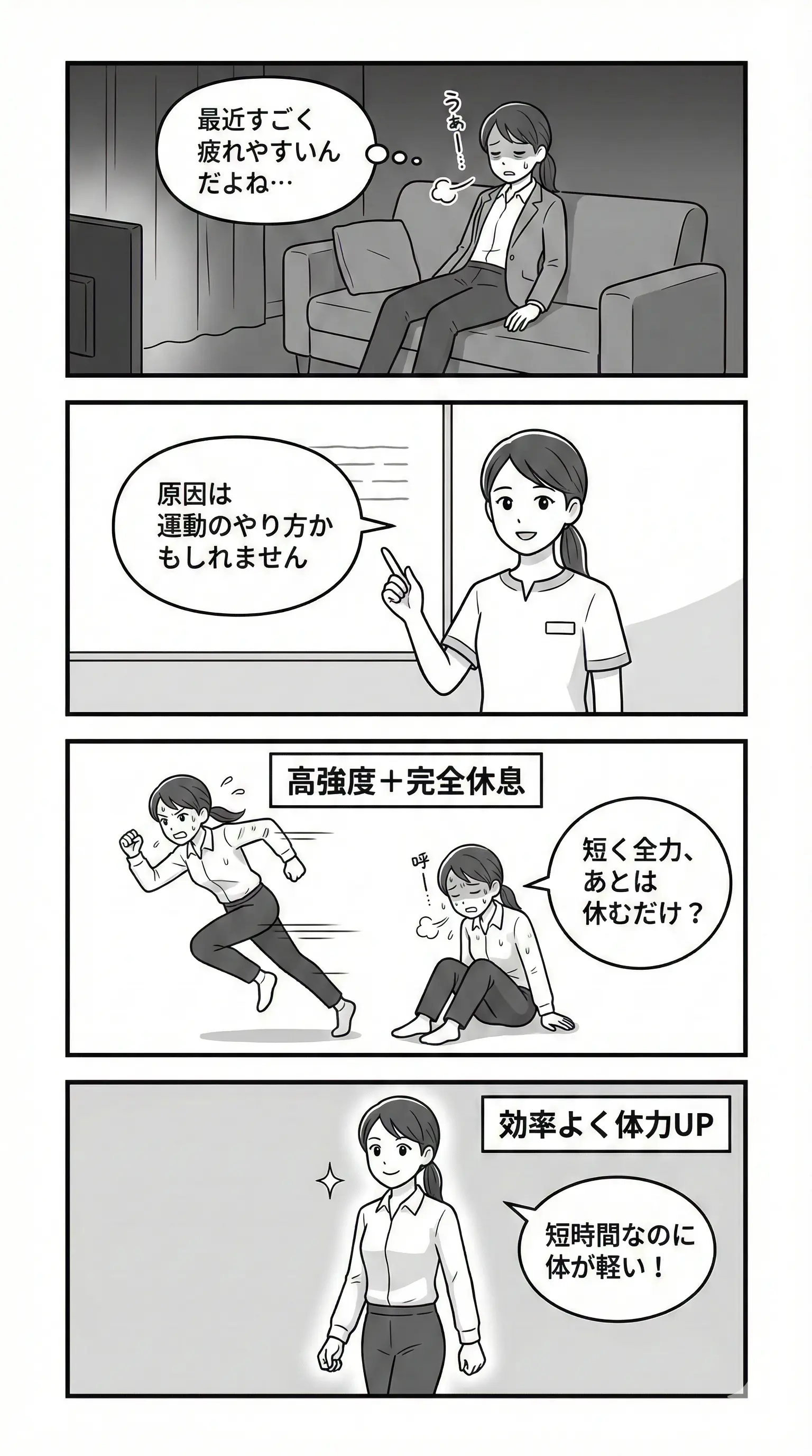 レペティショントレーニング4コマ